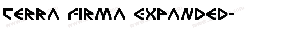 Terra Firma Expanded字体转换